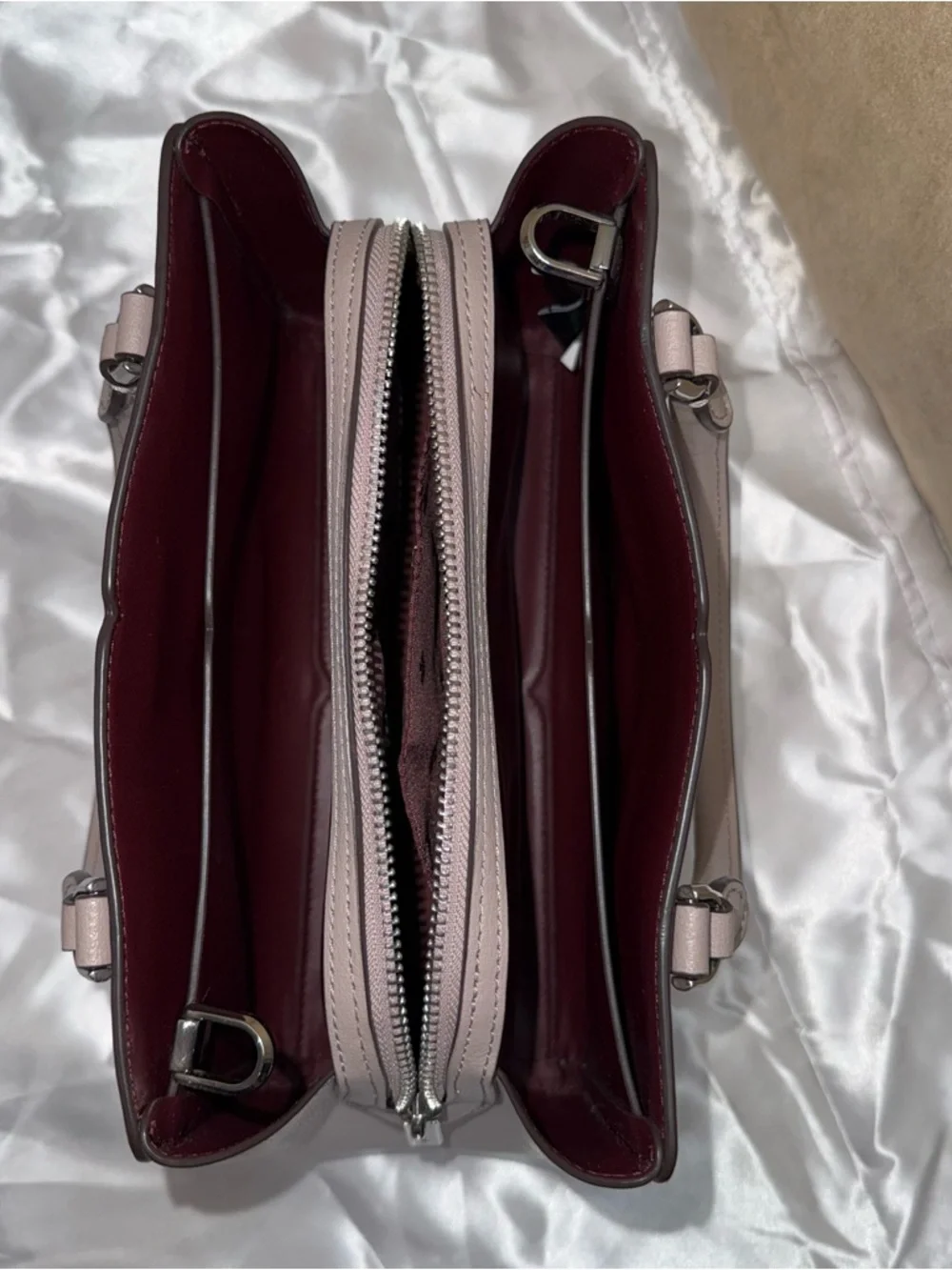 Kate Spade New York Pebbled Leather Top Handle Satchel Structured Bag
